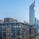 DWTC vs Sheikh Zayed Road ‣ Sentinel Dubai Dubai World Trade Centre district and Sheikh Zayed Road skyline, featuring the Emirates Towers and Museum of the Future.